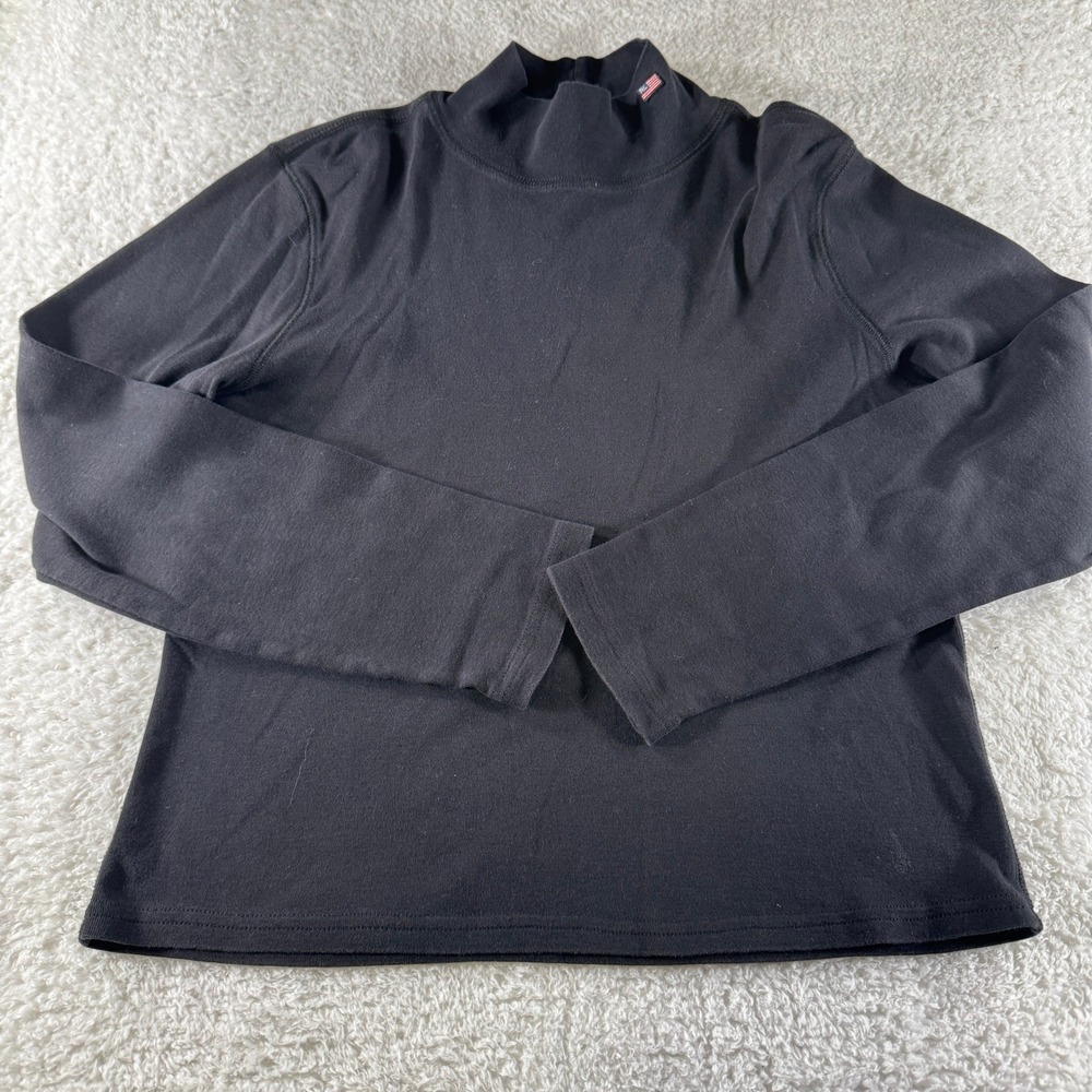 Vintage Polo Jeans Co Ralph Lauren Long Sleeve‎ Thermal Women Black Large